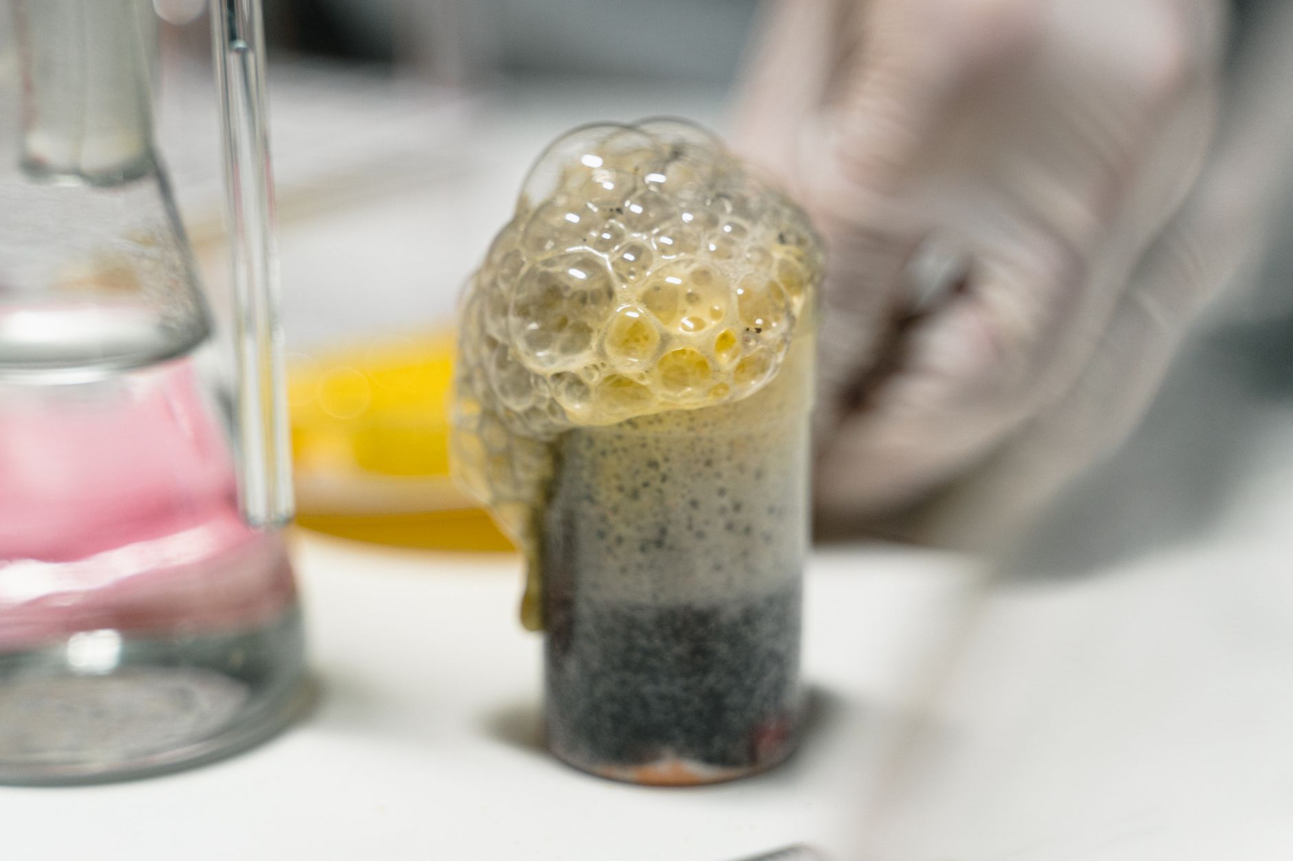 Physics and chemistry science experiment in a lab