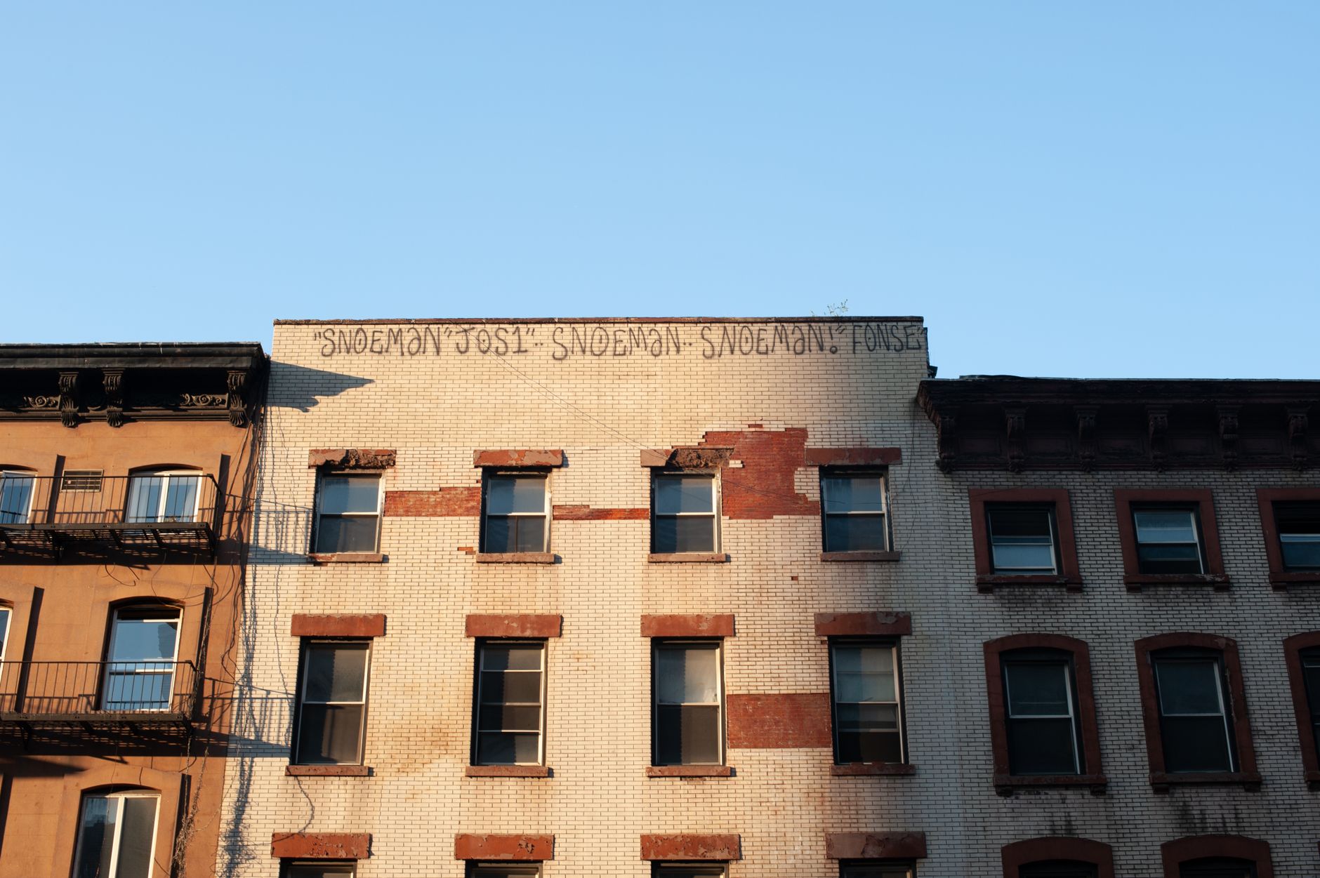 New York City apartment building brownstone street similar to the show's setting