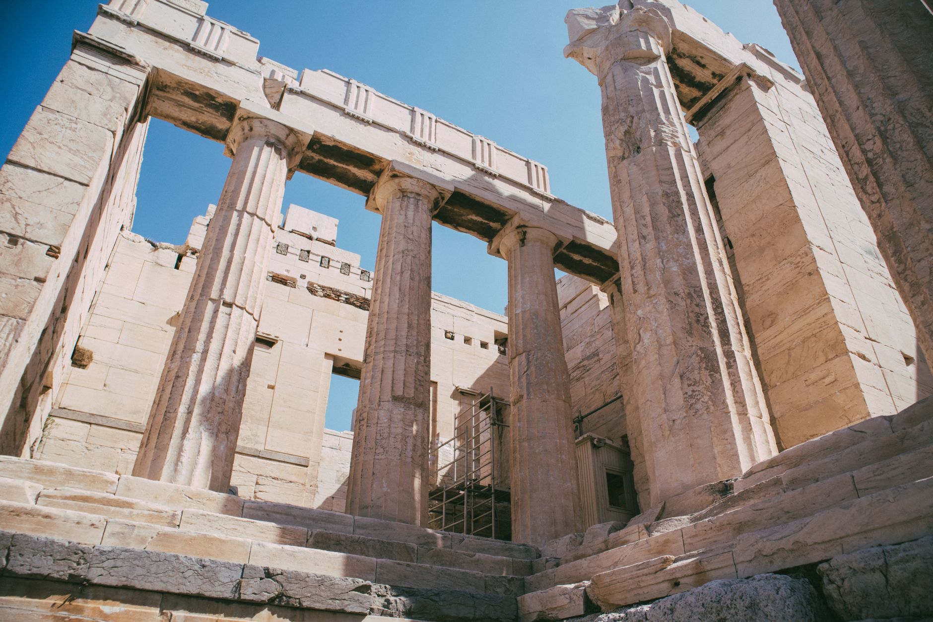 Ancient ruins of Athens Greece