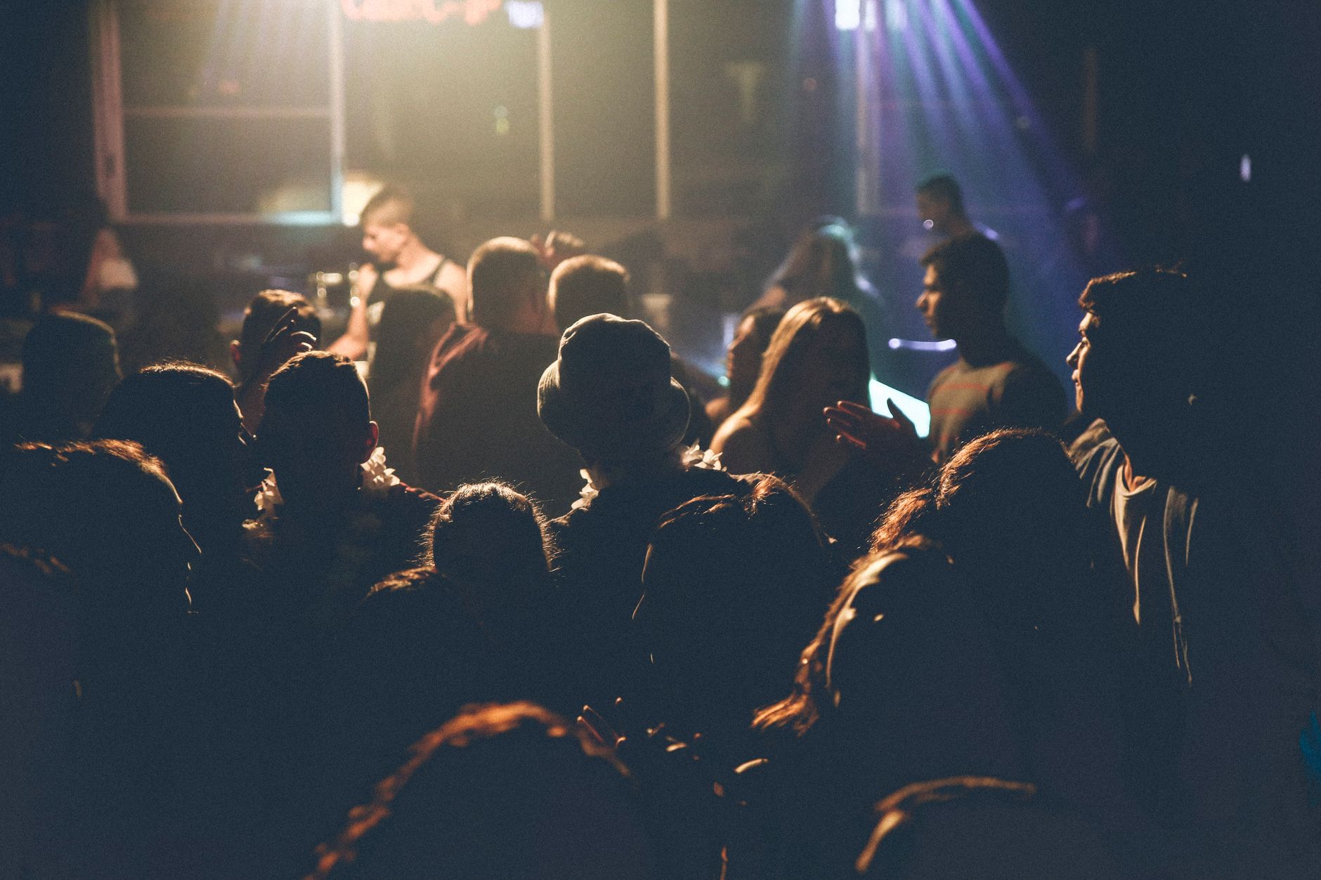 Concert crowd at a pop rock show evoking the 2000s live music scene