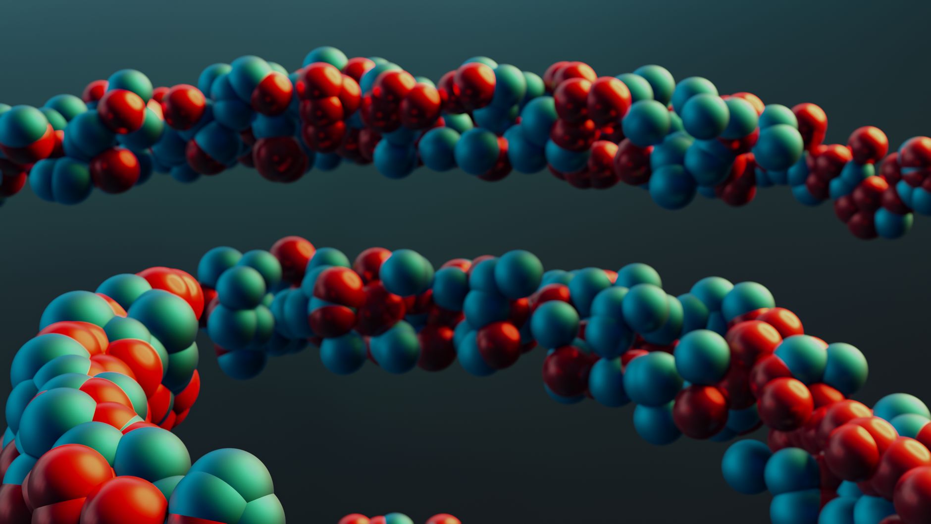 Molecular structure atom model science visualization