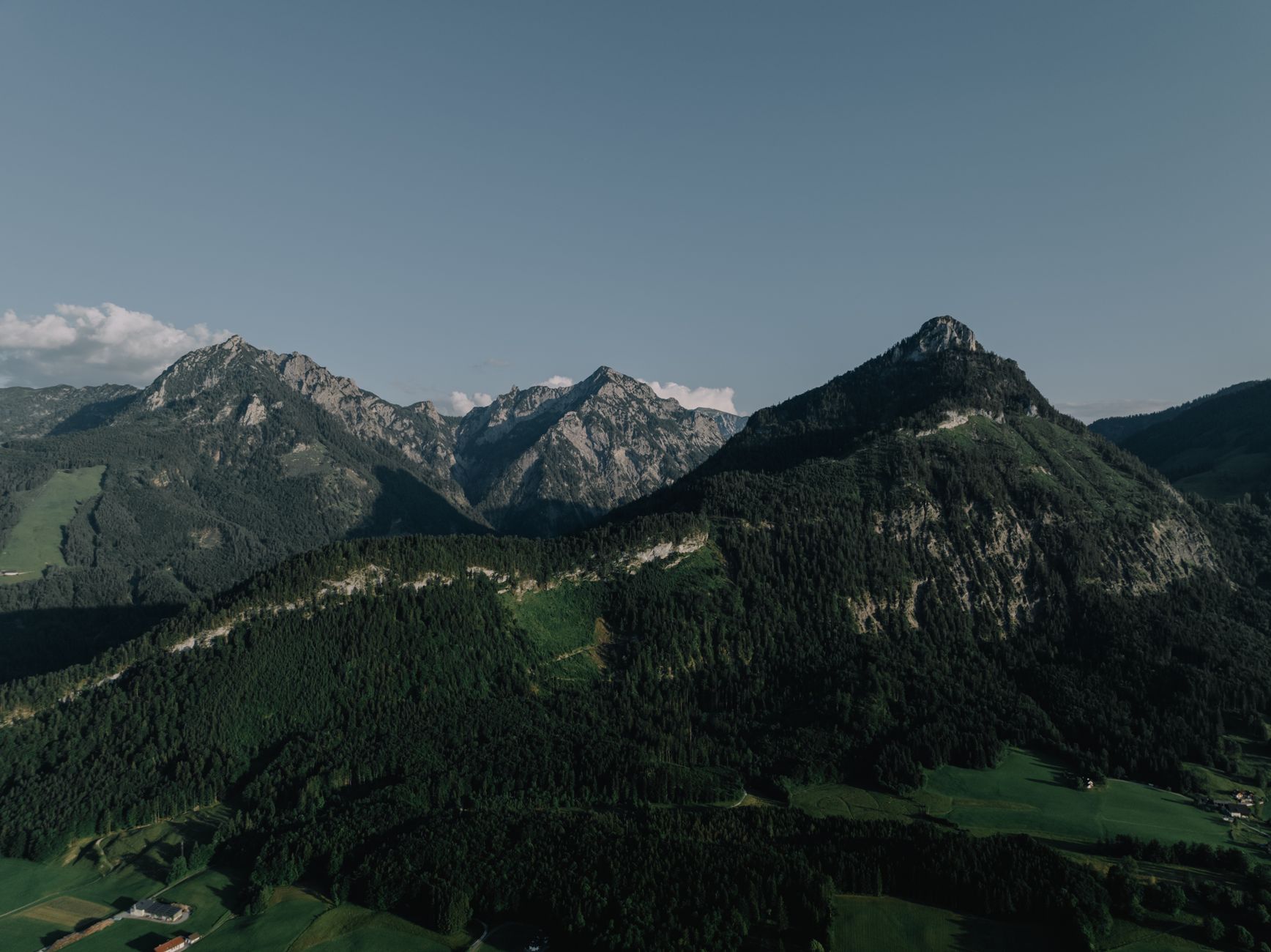 Aerial view of a mountain range, representing the Andes and other world mountain systems