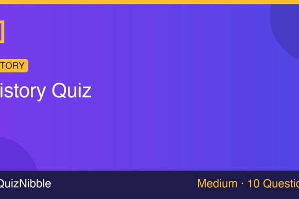 History Quiz