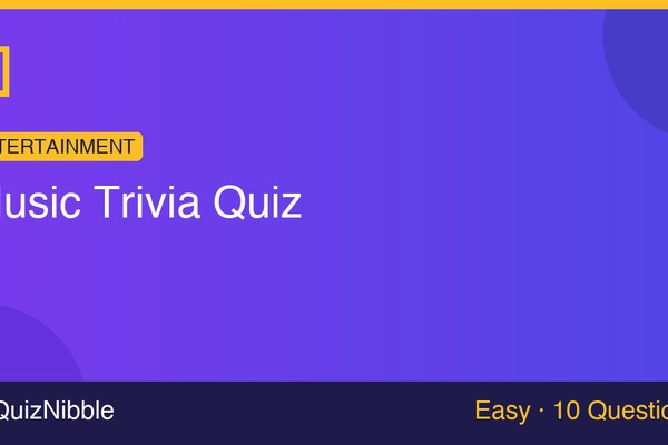 Music Trivia Quiz