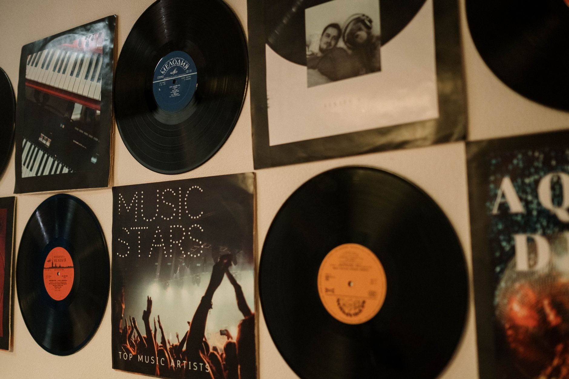 Vinyl records music trivia