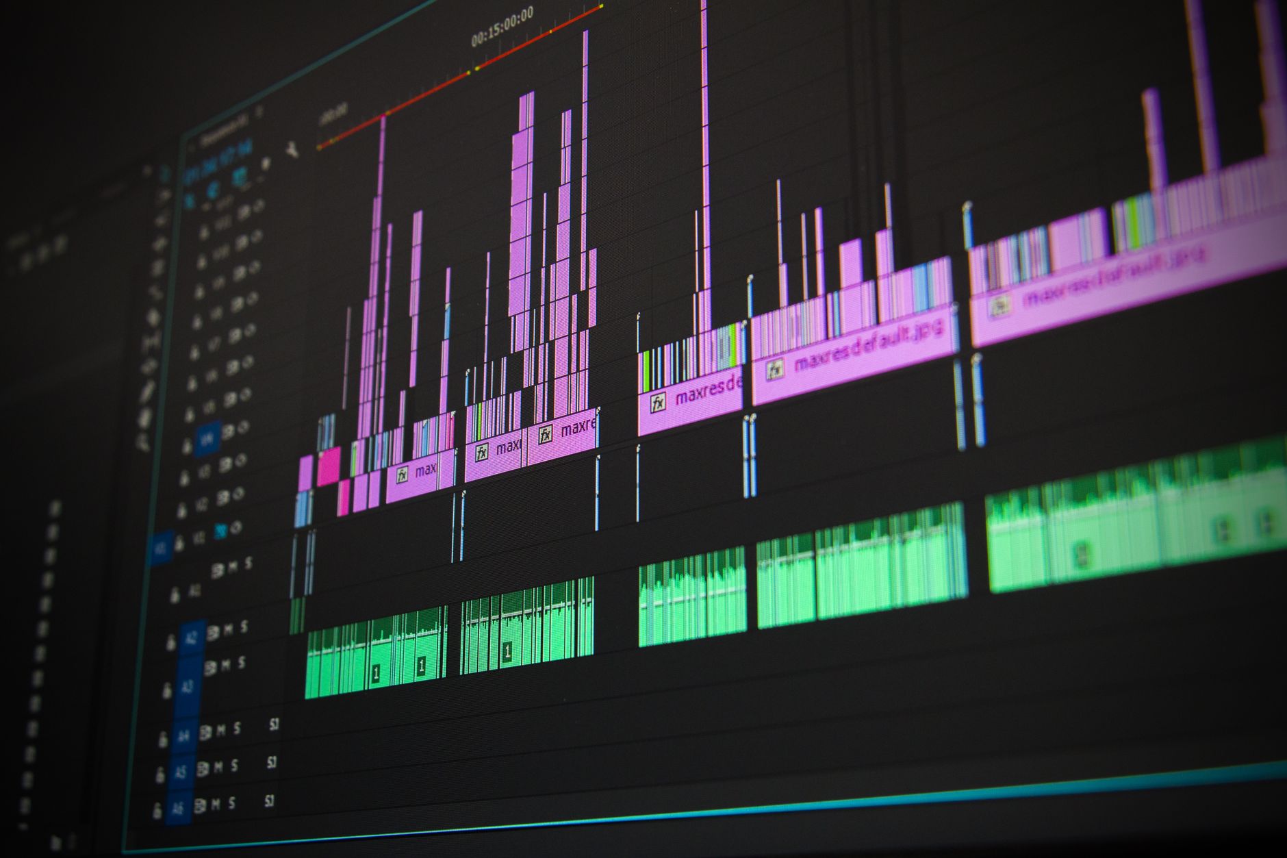 Animation studio creative team working on film production art