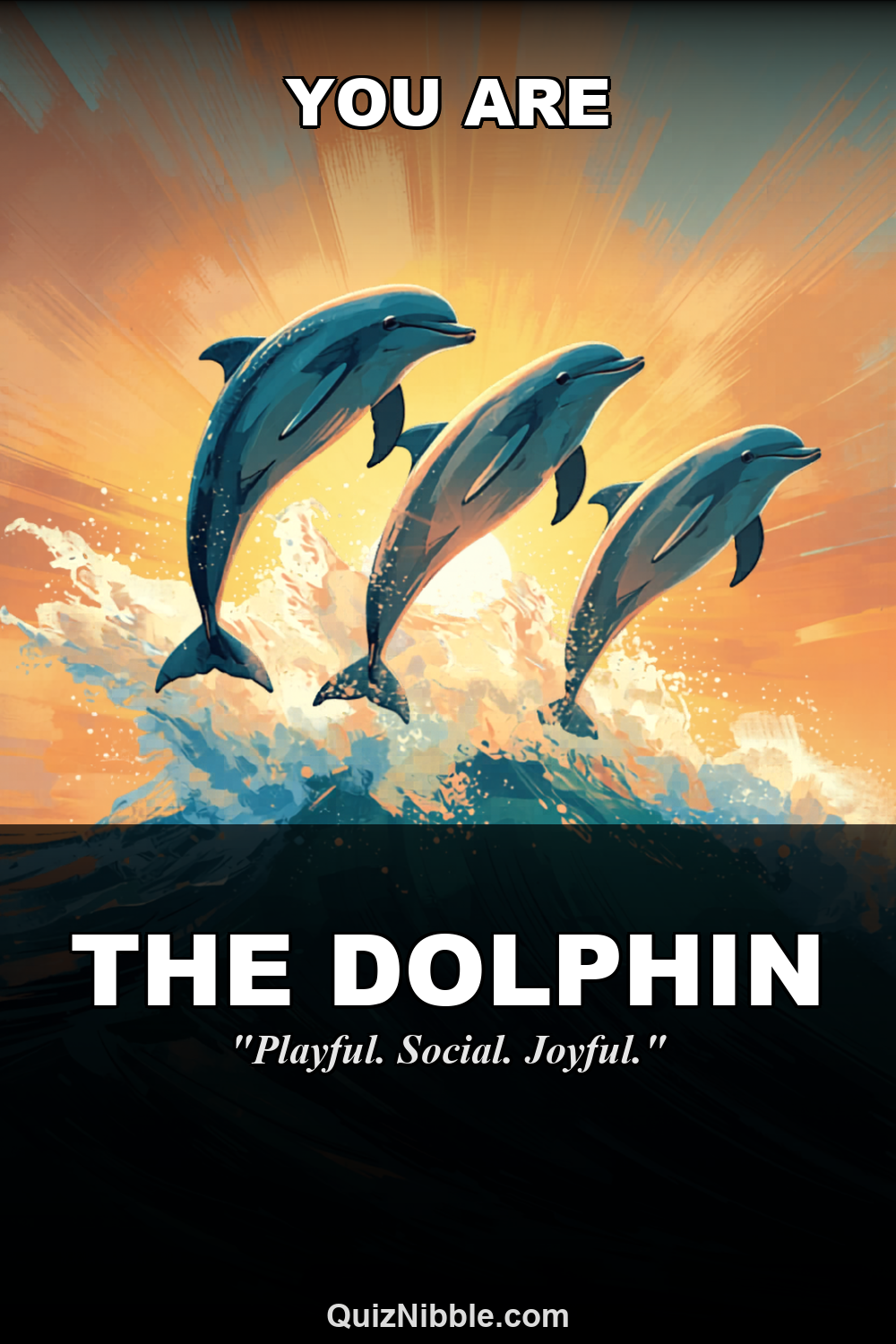 Dolphin result card for What Is Your Spirit Animal?