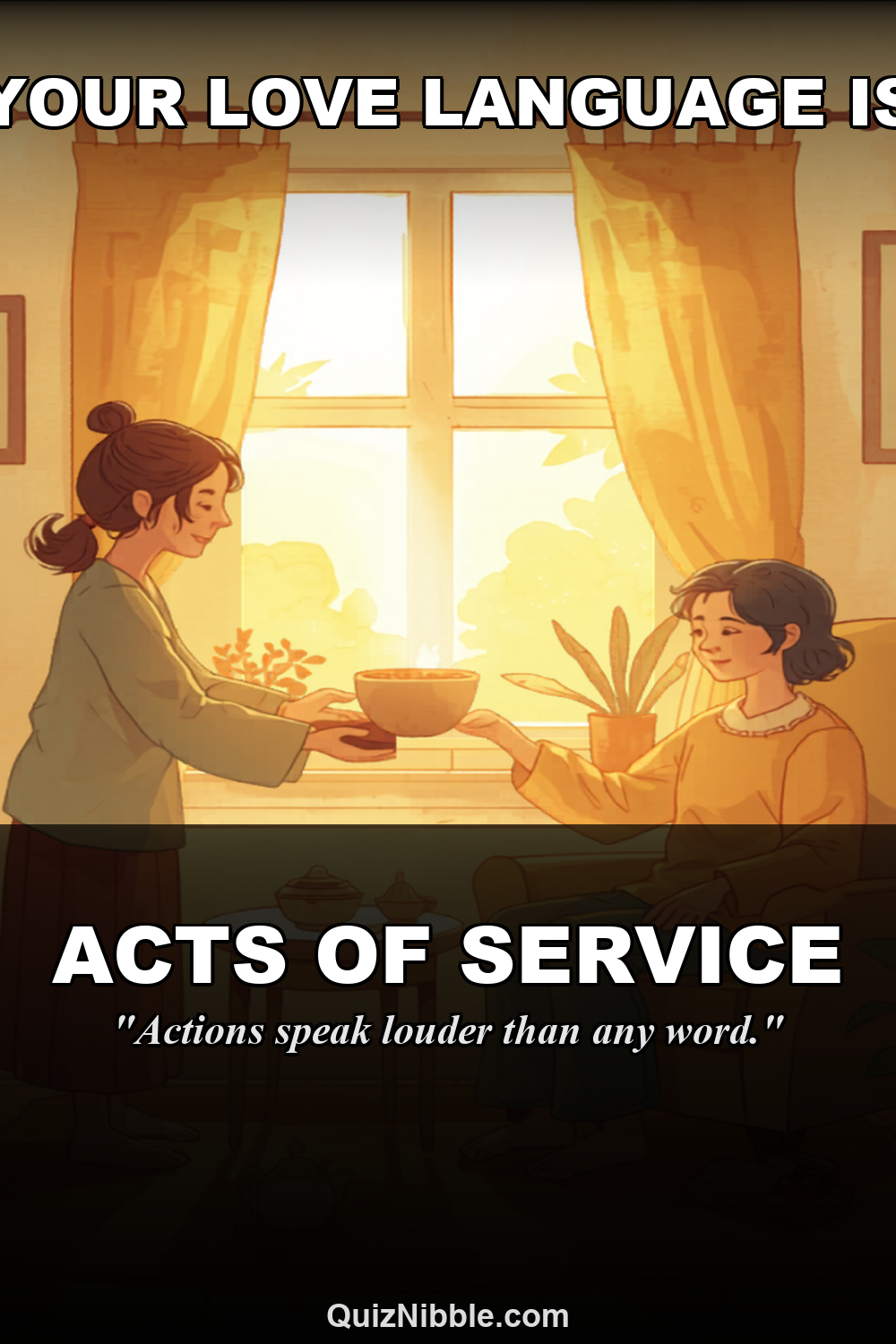 Acts of Service result card for What's Your Love Language?