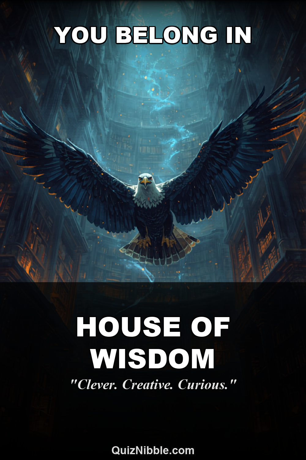 Ravenclaw result card for Which Hogwarts House Are You In?