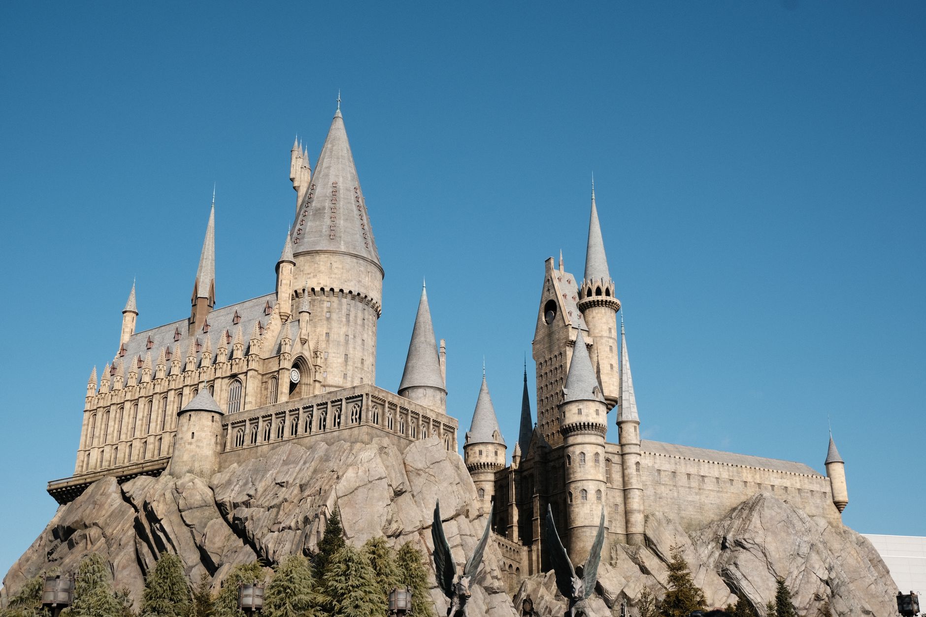 Magical castle Hogwarts fantasy